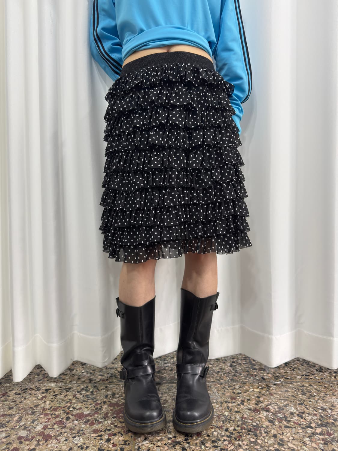 dot layered sha skirt 상품이미지5