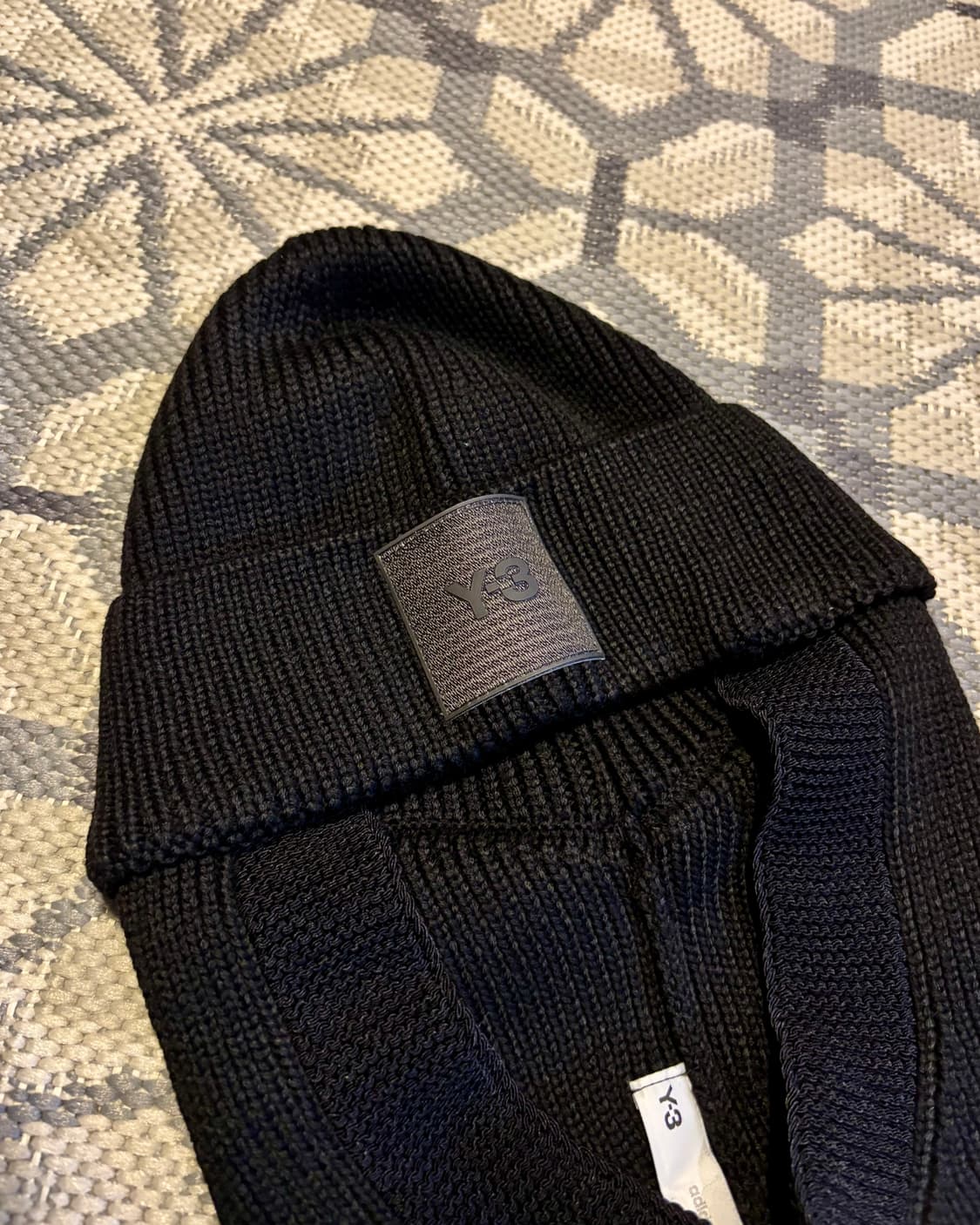 (OS) Y-3 아이콘 바라클라바 레이어드 비니 상품이미지2