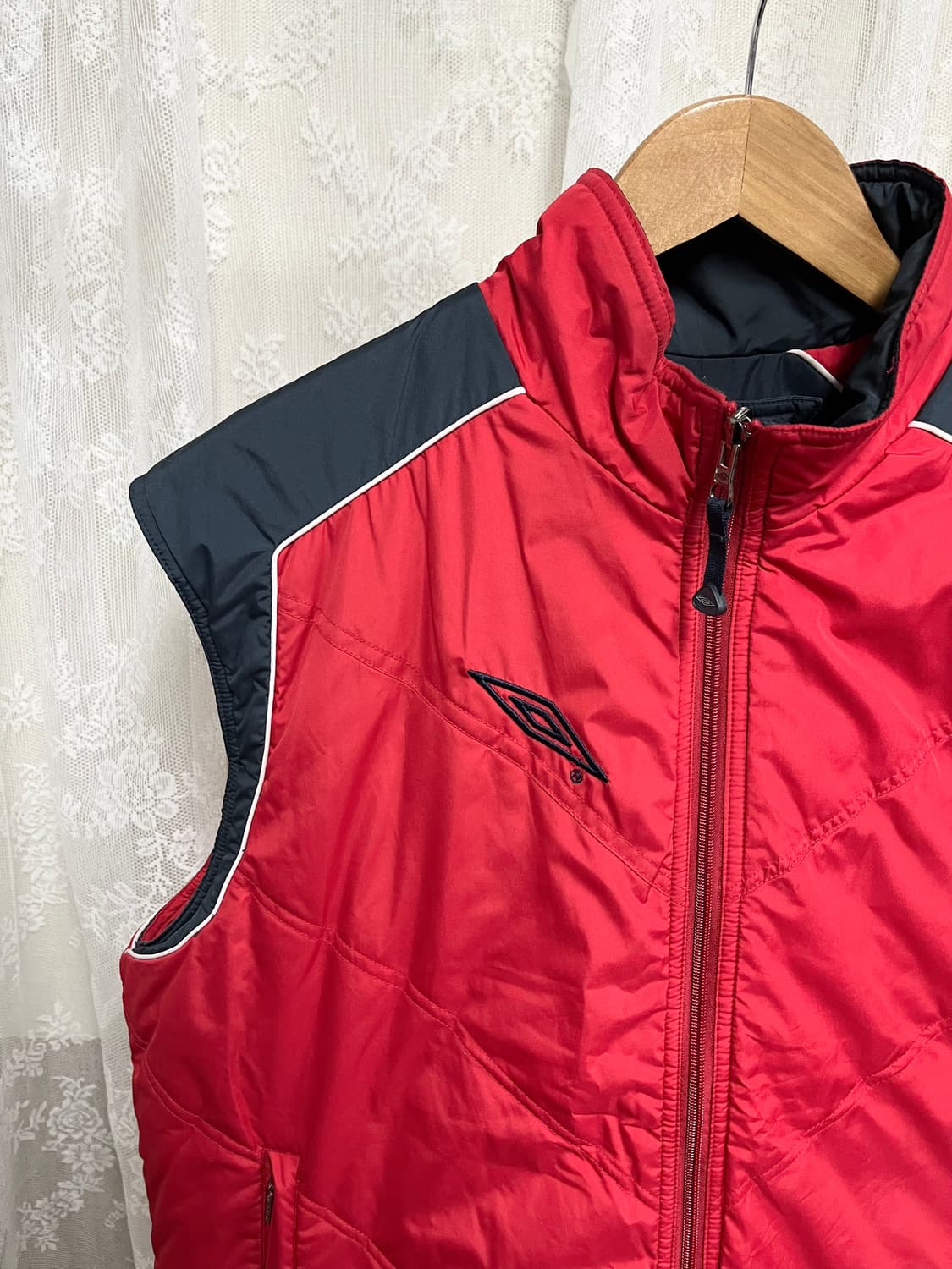 100) 엄브로 양면 리버시블 패딩조끼 잉글랜드 베스트 상품이미지5