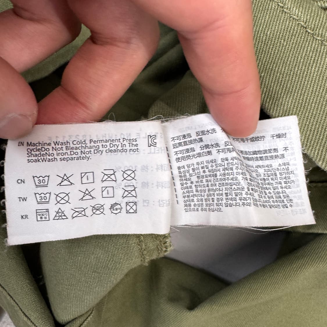 골든베어 밀리터리 캔버스 자켓 카키 상품이미지8