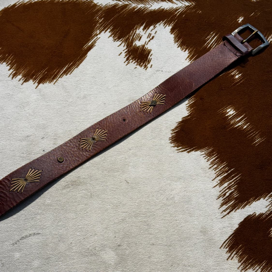 소가죽 웨스턴 벨트 브라운 (OS) 카우레더 상품이미지7