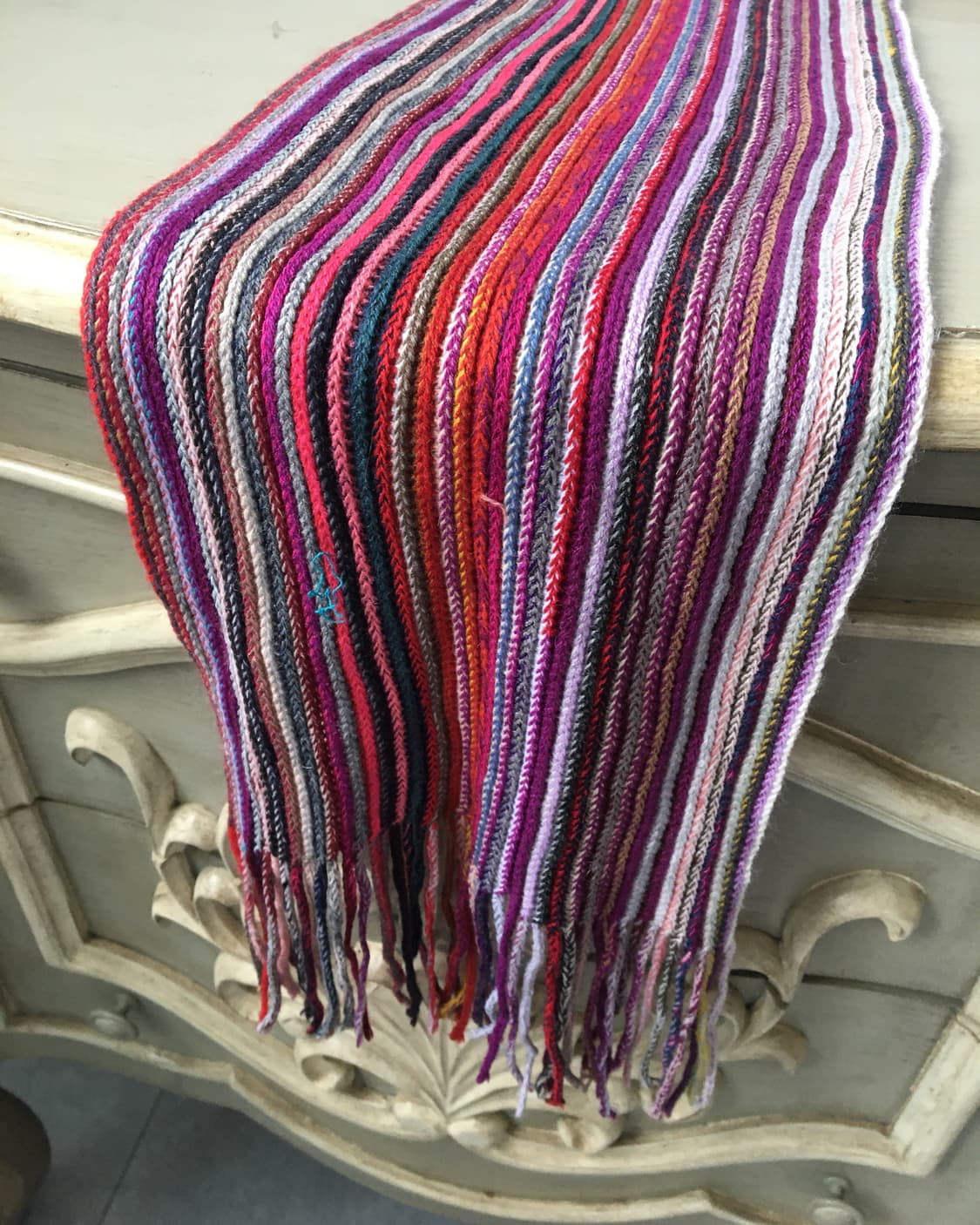  stripe pattern muffler 상품이미지3