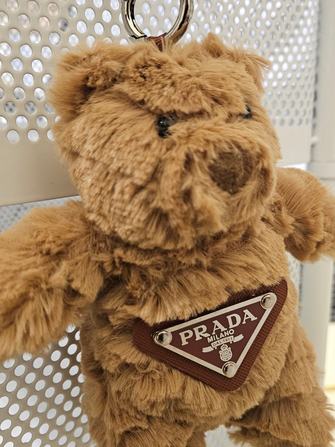 프라다 업사이클링 키링 커스텀 곰돌이 인형 상품이미지1