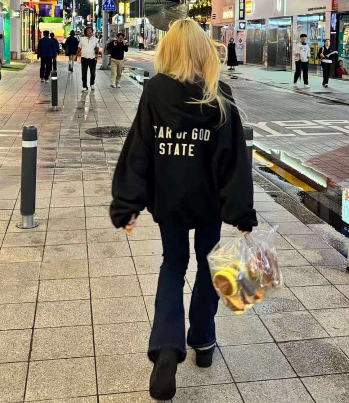 ㄱㅈ15)  에센셜 헤비 후드집업 블랙 상품이미지2