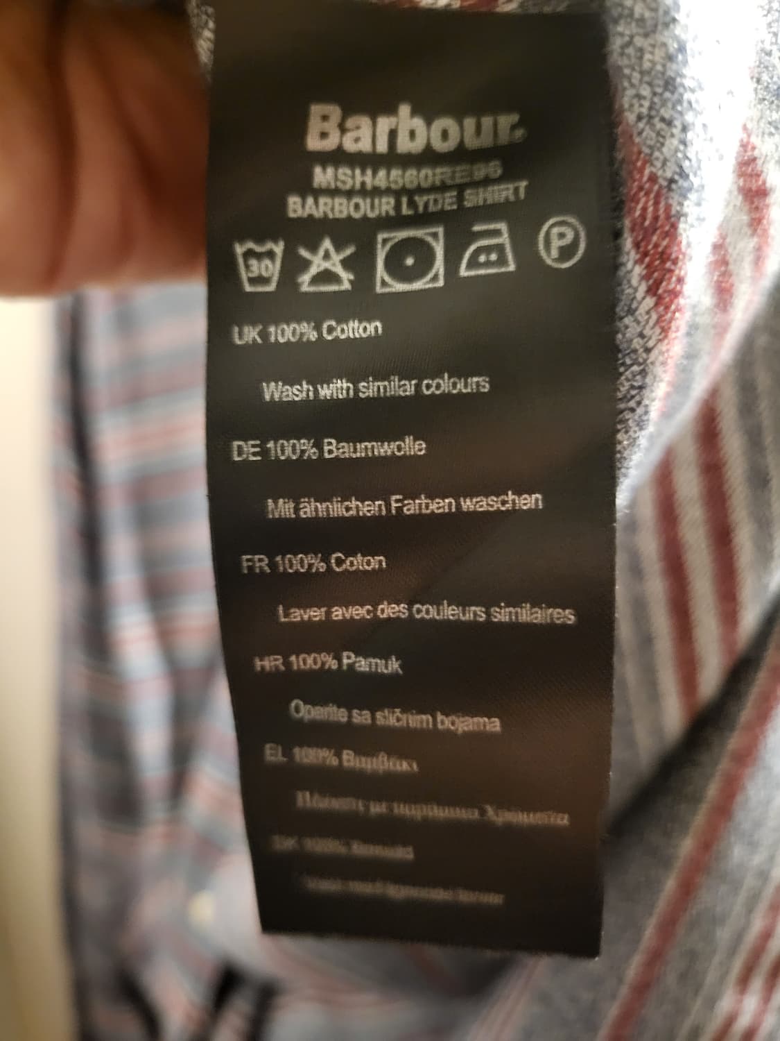 [m]바버  스트라이프 셔츠 상품이미지8