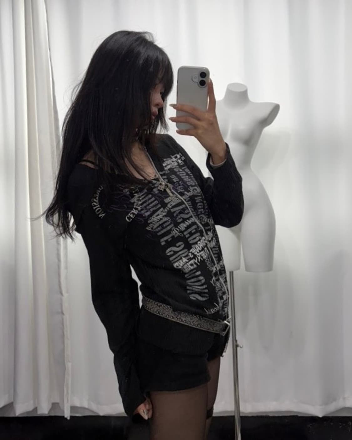 🎸블랙 레터링 후디🎸 상품이미지2