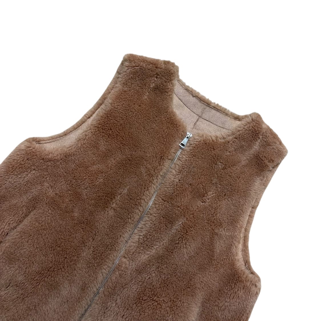 리얼레더 양모 베스트 상품이미지3