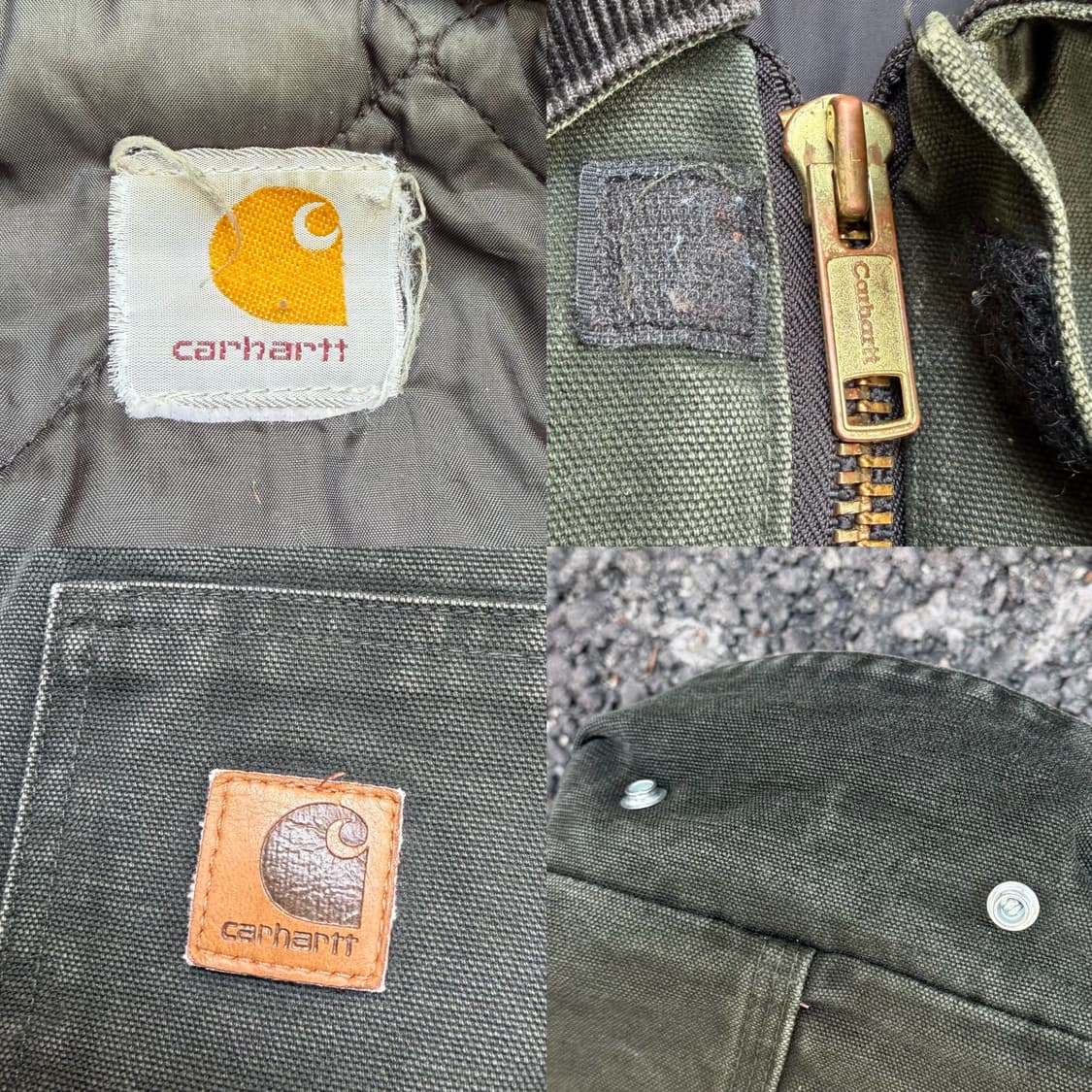 OG 빈티지 칼하트 아크틱 J22 MOS 모스그린 상품이미지10