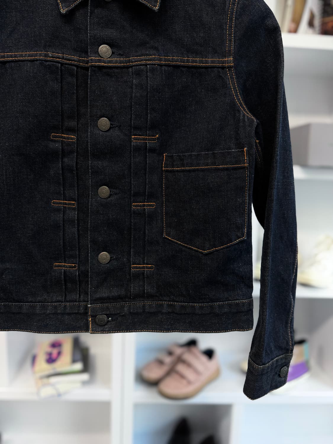 pas de calais 2세대 셀비지 데님 자켓 상품이미지3