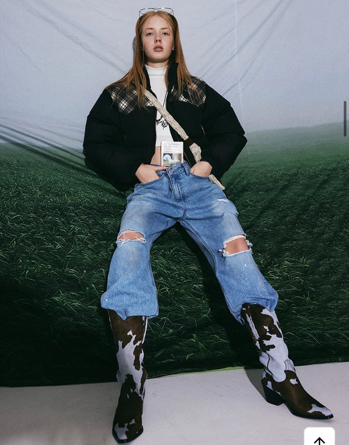 스컬프터 103 RDS Western Cropped Puffer Down 상품이미지5