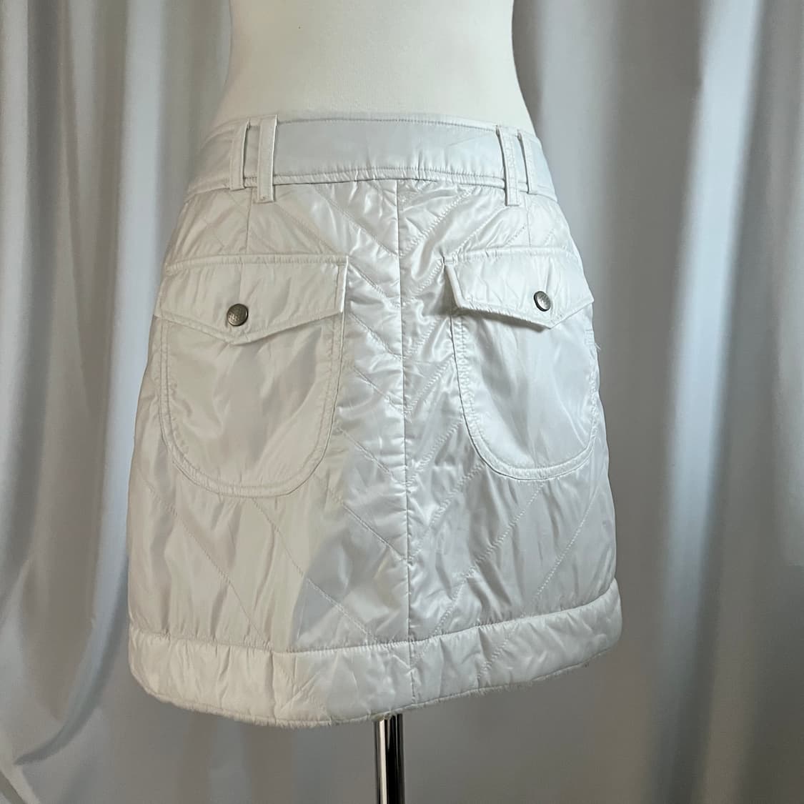 puma quilting fur trimming skirt 상품이미지2