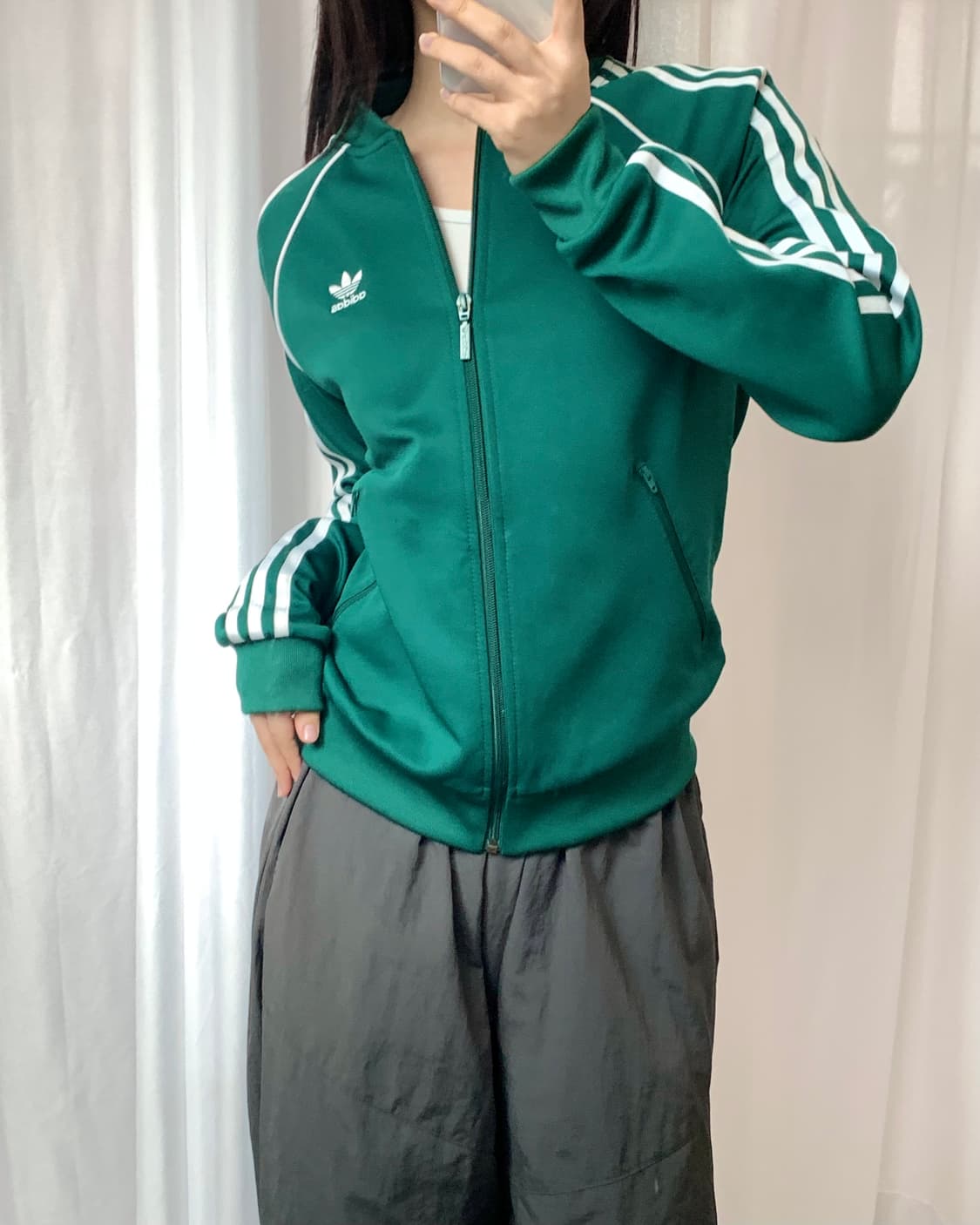 Adidas 아디다스 그린컬러 유넥 트랙탑 상품이미지8