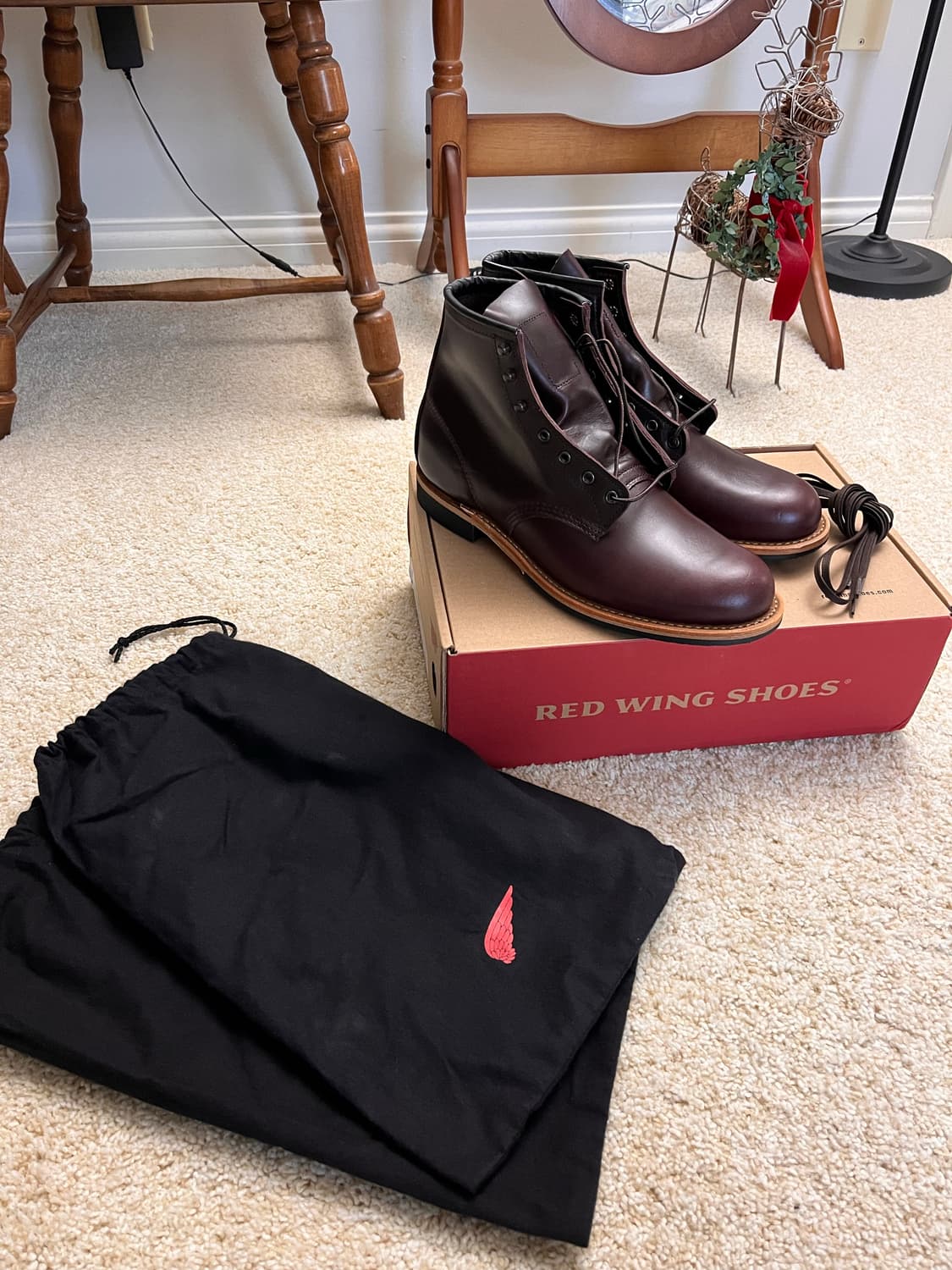 [미사용새상품] 레드윙 벡맨 9419 블랙 체리 9팩토리 세컨드 상품이미지1