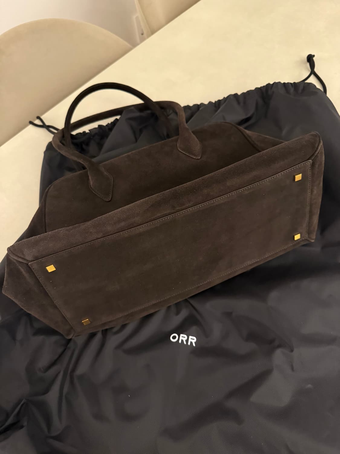 ORR 오르 스웨이드 커비백 브라운 M (새상품) 상품이미지3