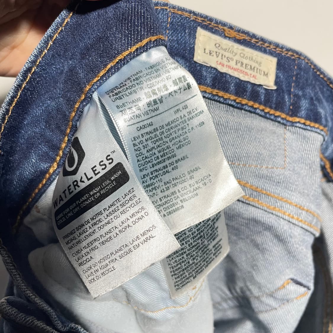 리바이스 502 빅E 데님팬츠 32x32 상품이미지8