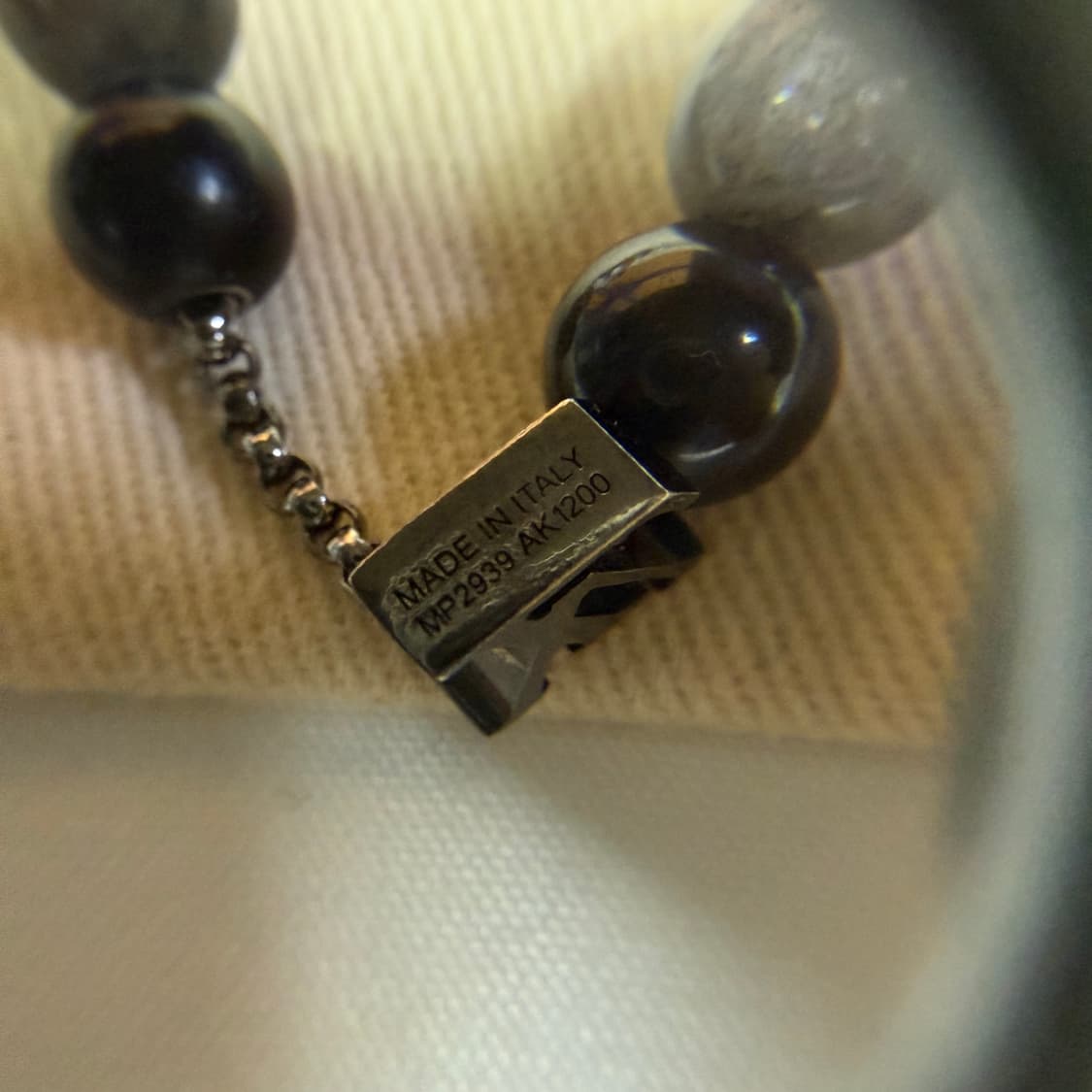 루이비통 LV 스톤 펄 모노그램 비즈 브레이슬릿 팔찌 상품이미지7