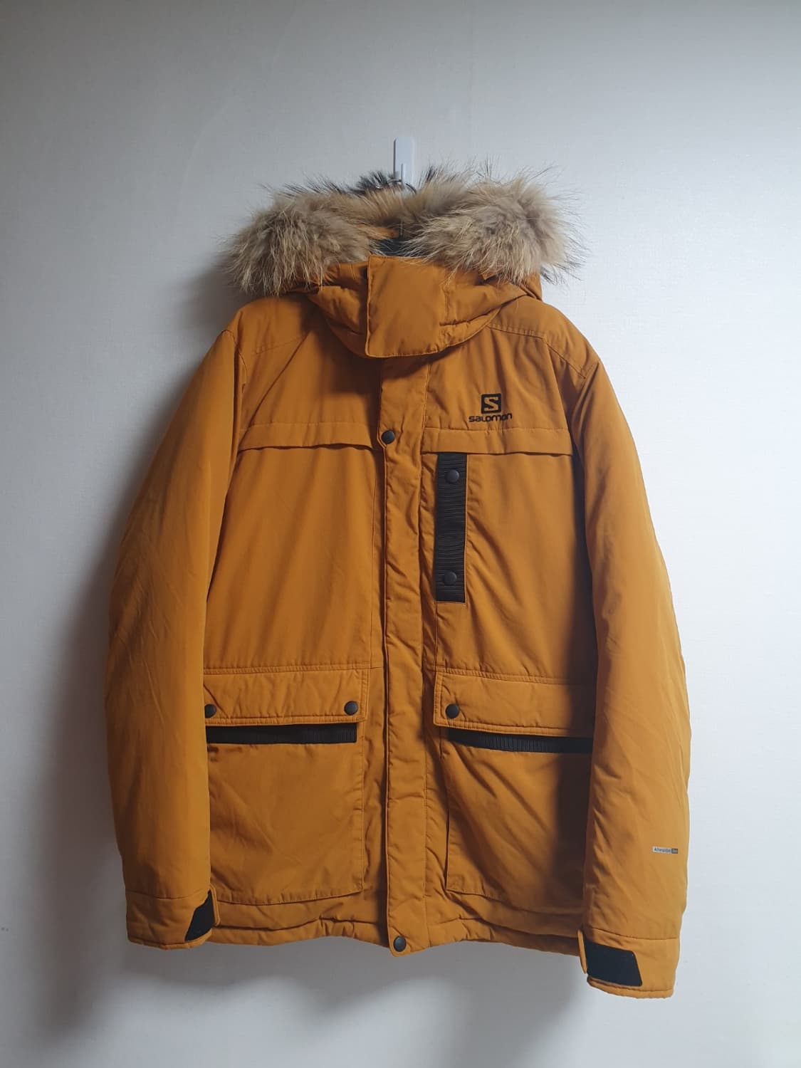 택포 살로몬 패딩 프라임 덕다운자켓 라쿤퍼 105 상품이미지2