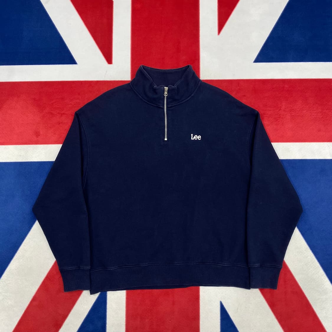 Lee 반집업 맨투맨 M 실측 L  상품이미지1