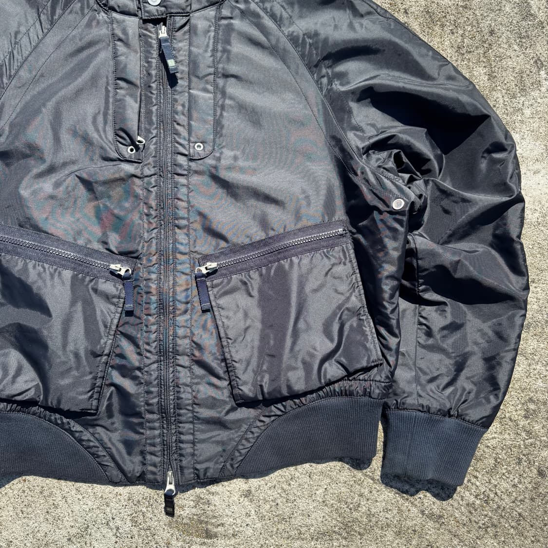 [XL] 00s Armani Jeans 알마니진 테크니컬 봄버 자켓 상품이미지7