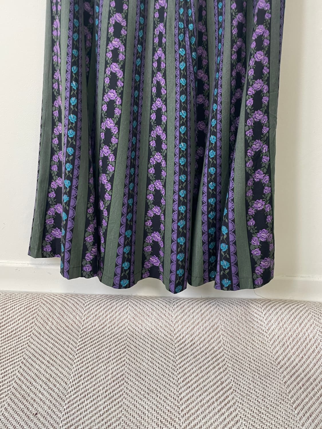 빈티지 보헤미안 플라워 스커트  J03550 상품이미지2