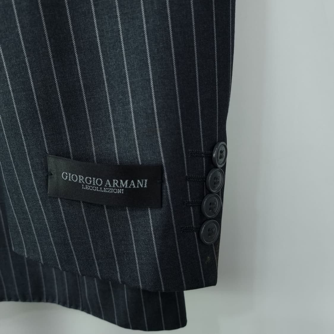[조르지오 아르마니] 스트라이프 정장 셋업 슈트 그레이 P01502 상품이미지7