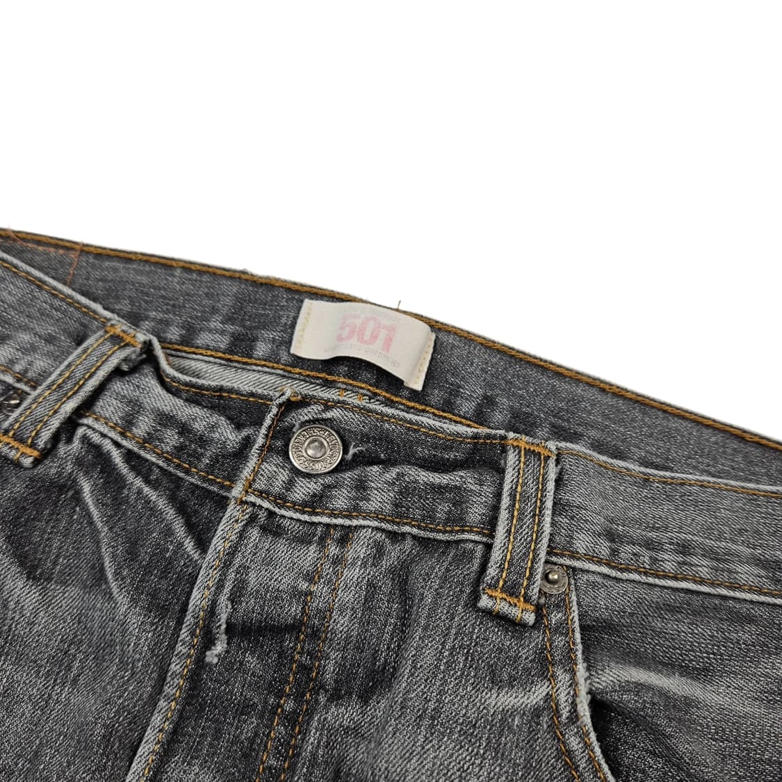 리바이스 501 흑청 블랙진 워싱진 34 상품이미지4