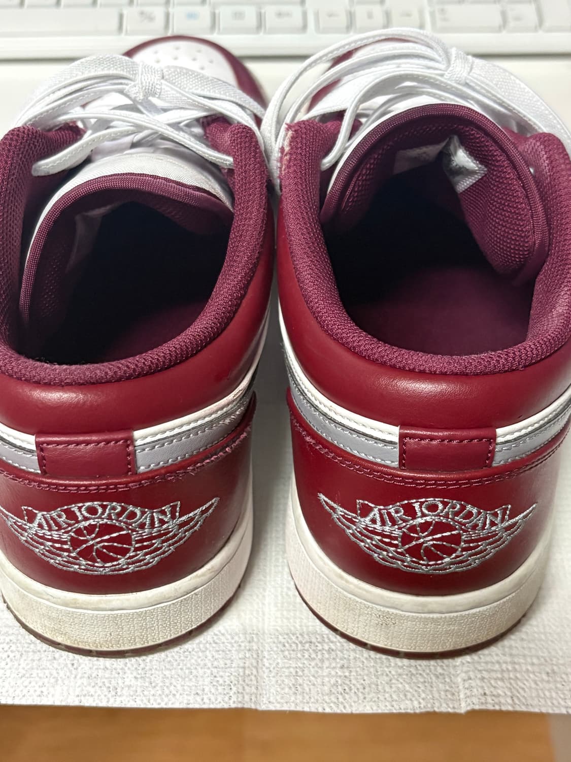 조던 1 로우 체리우드 레드 상품이미지6