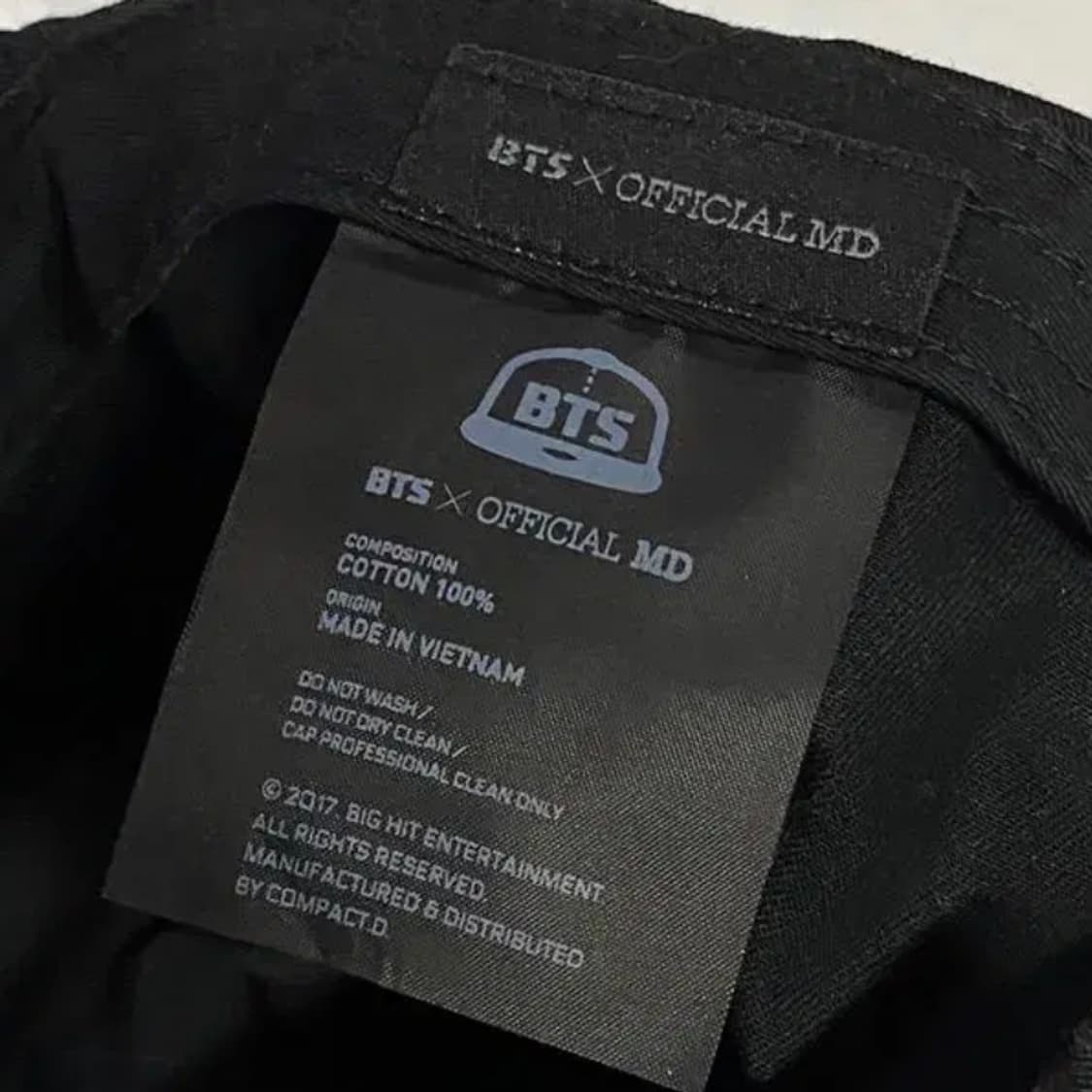 [정품] BTS X OFFICIAL MD 비티에스 윙즈콘 윙즈 정국 볼캡 상품이미지9