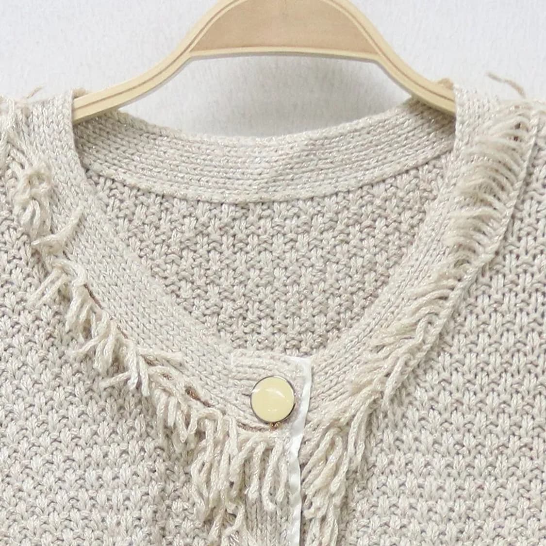 오토 수술 포인트 울 혼방 가디건 61876 상품이미지3