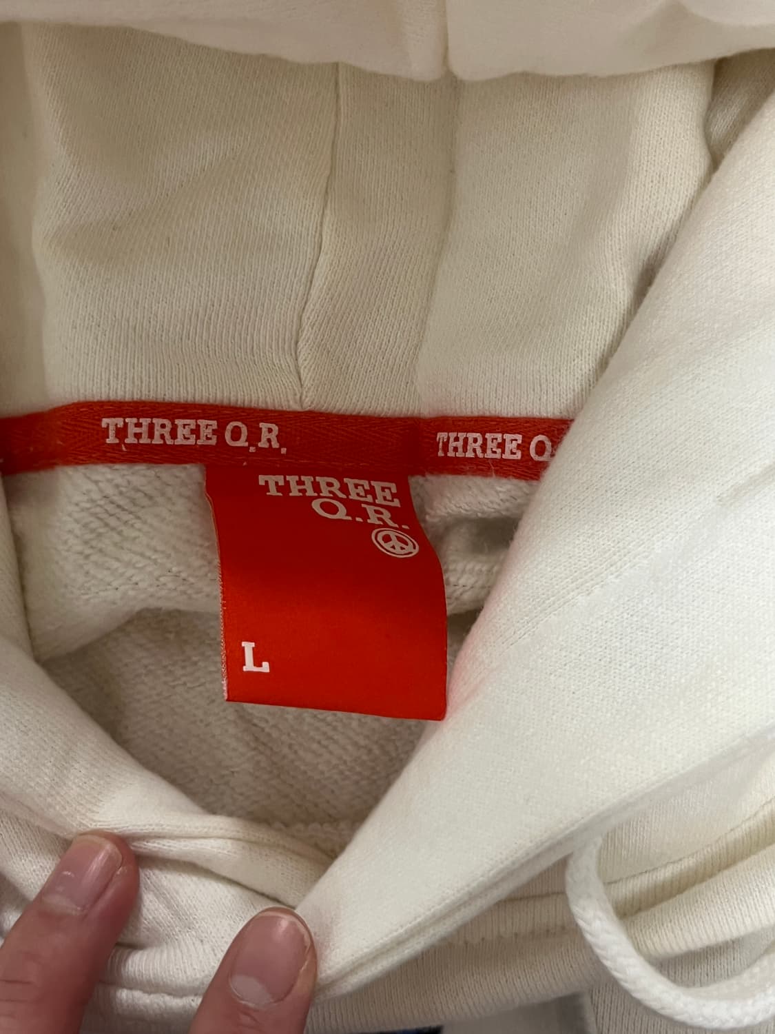 THREE O. R. 후드 티셔츠  상품이미지4