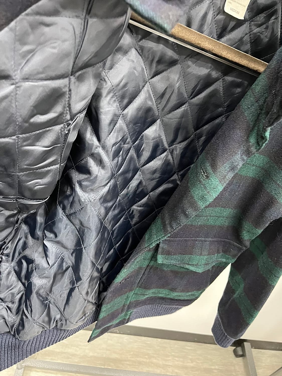 100-105) 울리치 블랙와치 헤링턴 자켓  상품이미지6