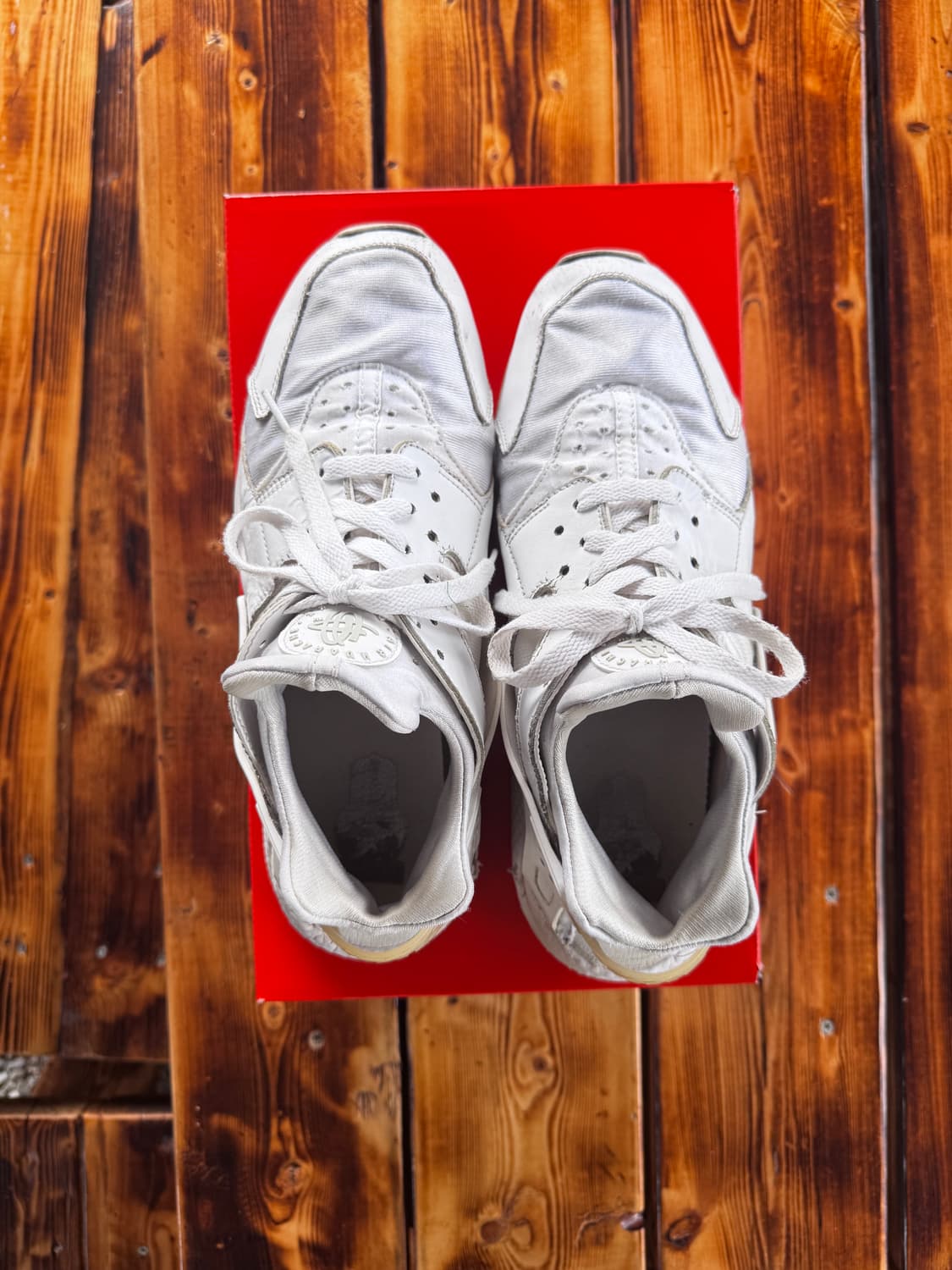 나이키 에어 허라치 화이트 NIKE Air Huarache White  상품이미지4