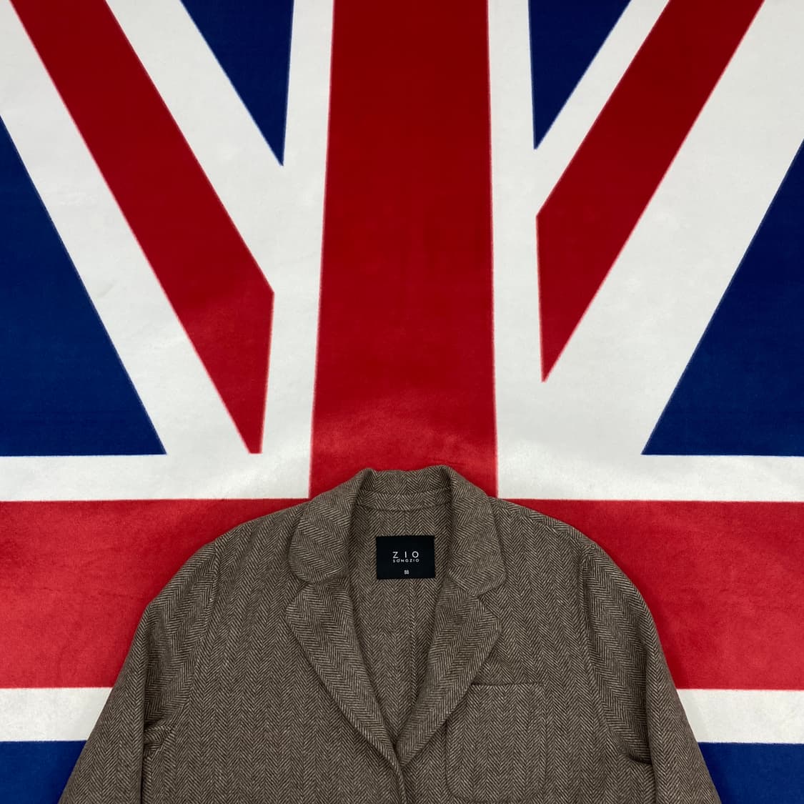 송지오 헤링본 자켓 여성88 상품이미지2