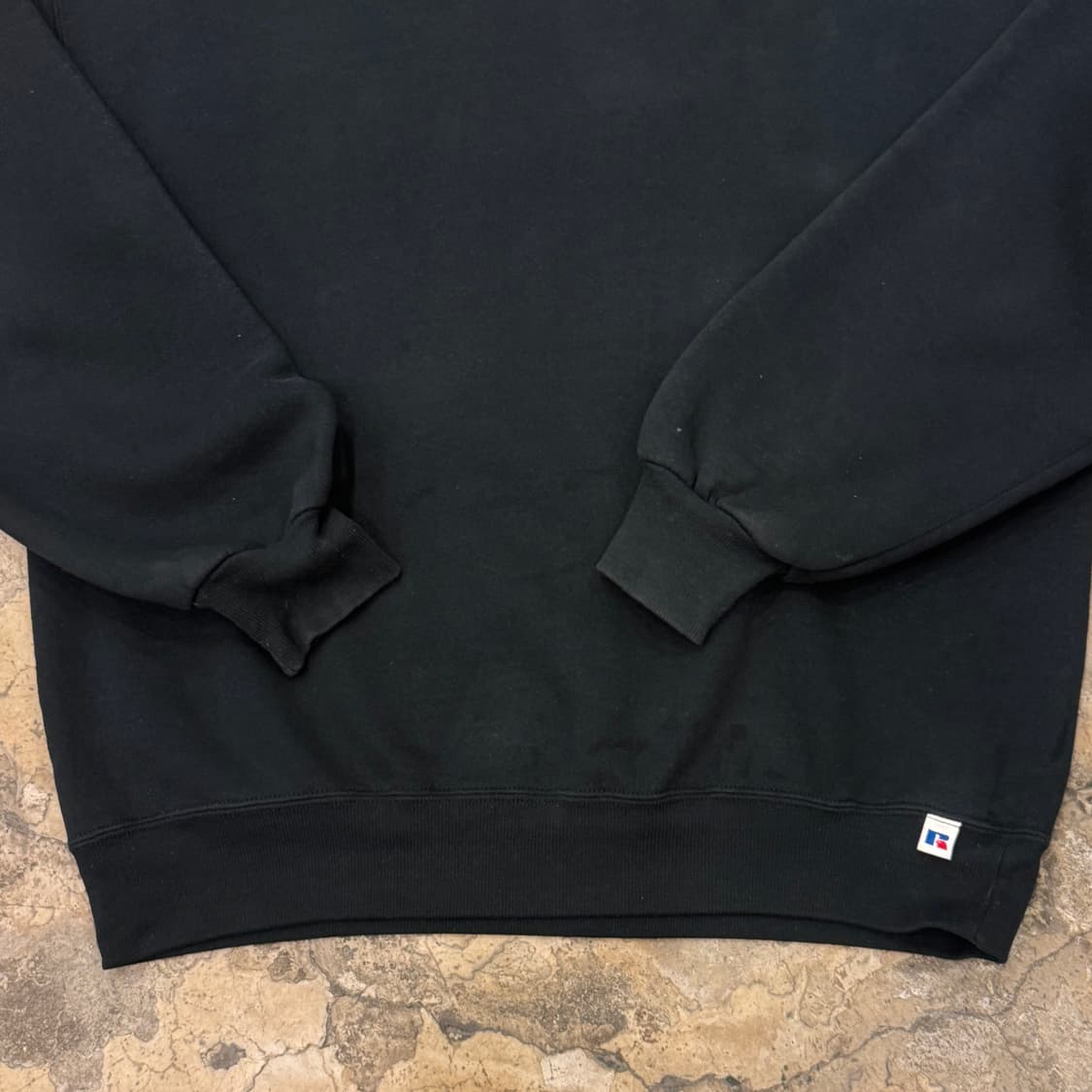 USA 러셀 스웻셔츠 블랙 상품이미지4