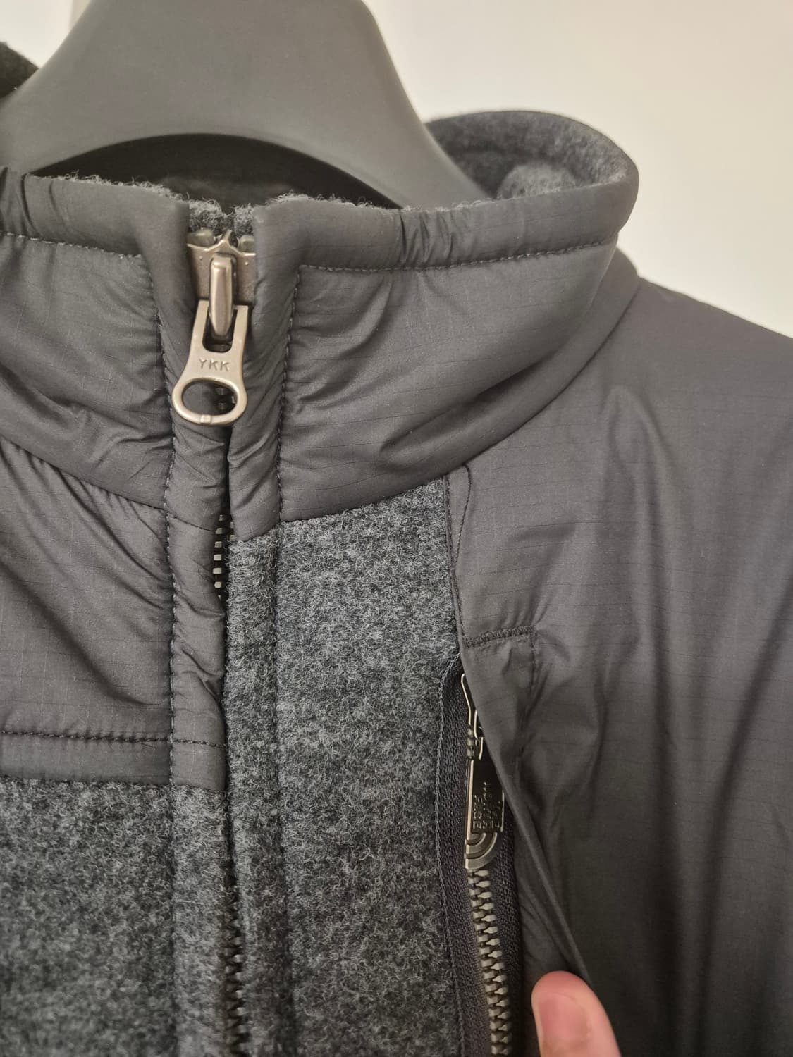 노스페이스 퍼플라벨 고어텍스 윈드스토퍼 울 필드코트 m 상품이미지4