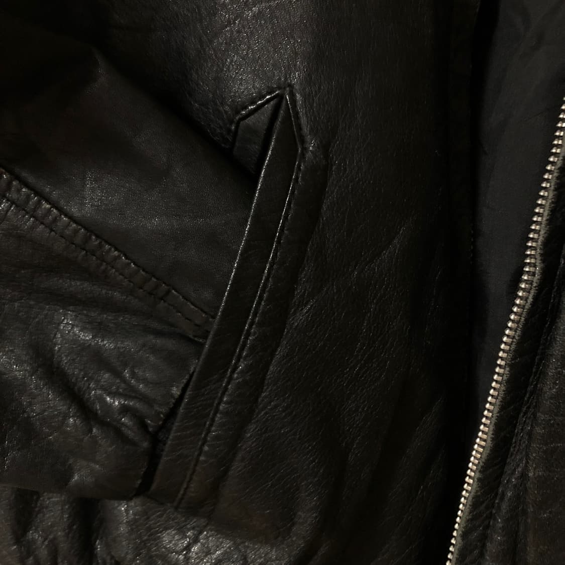 [Vintage] Cowhide Leather Blouson 상품이미지6