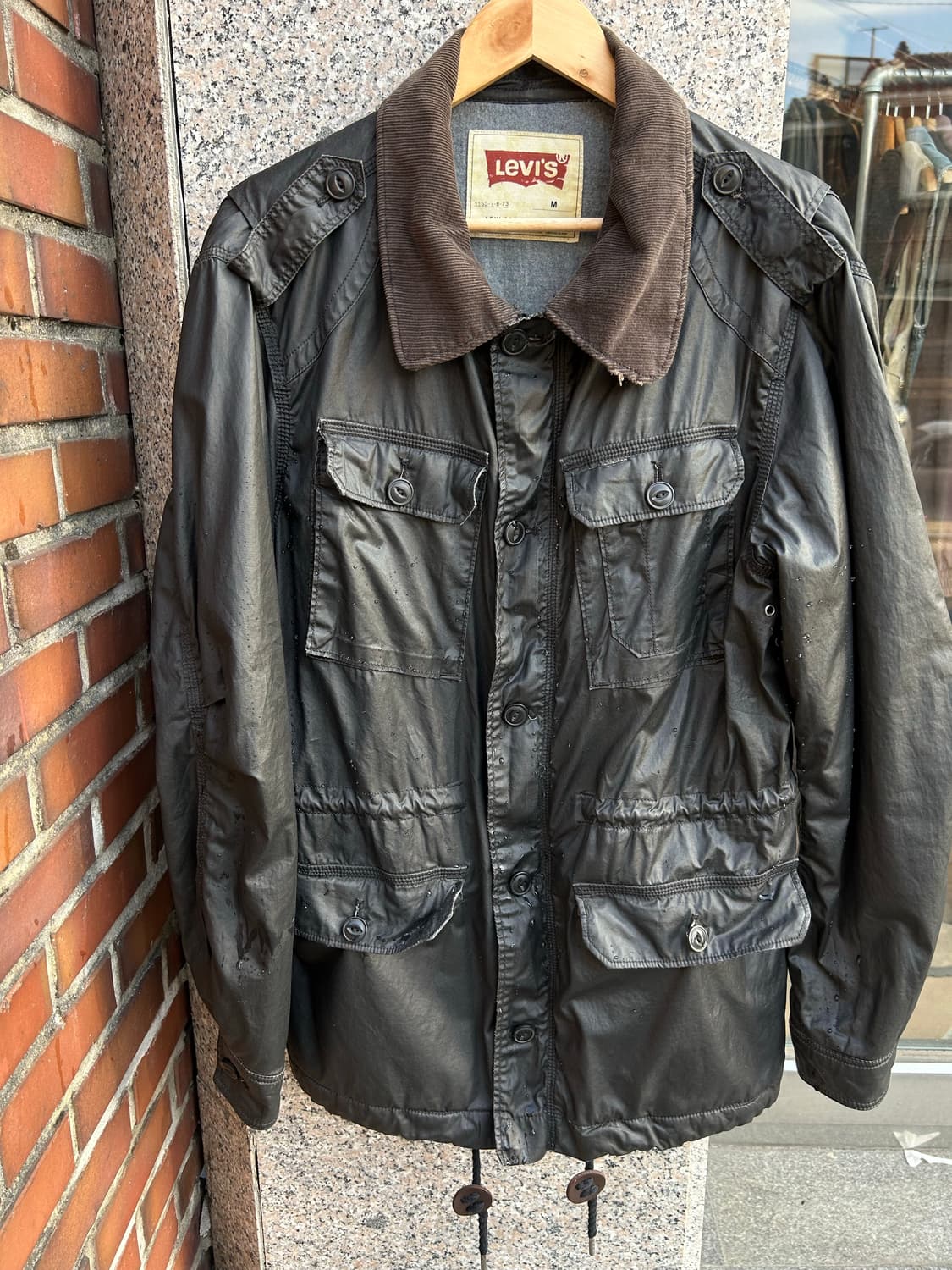 리바이스 블랙코티드자켓 상품이미지3