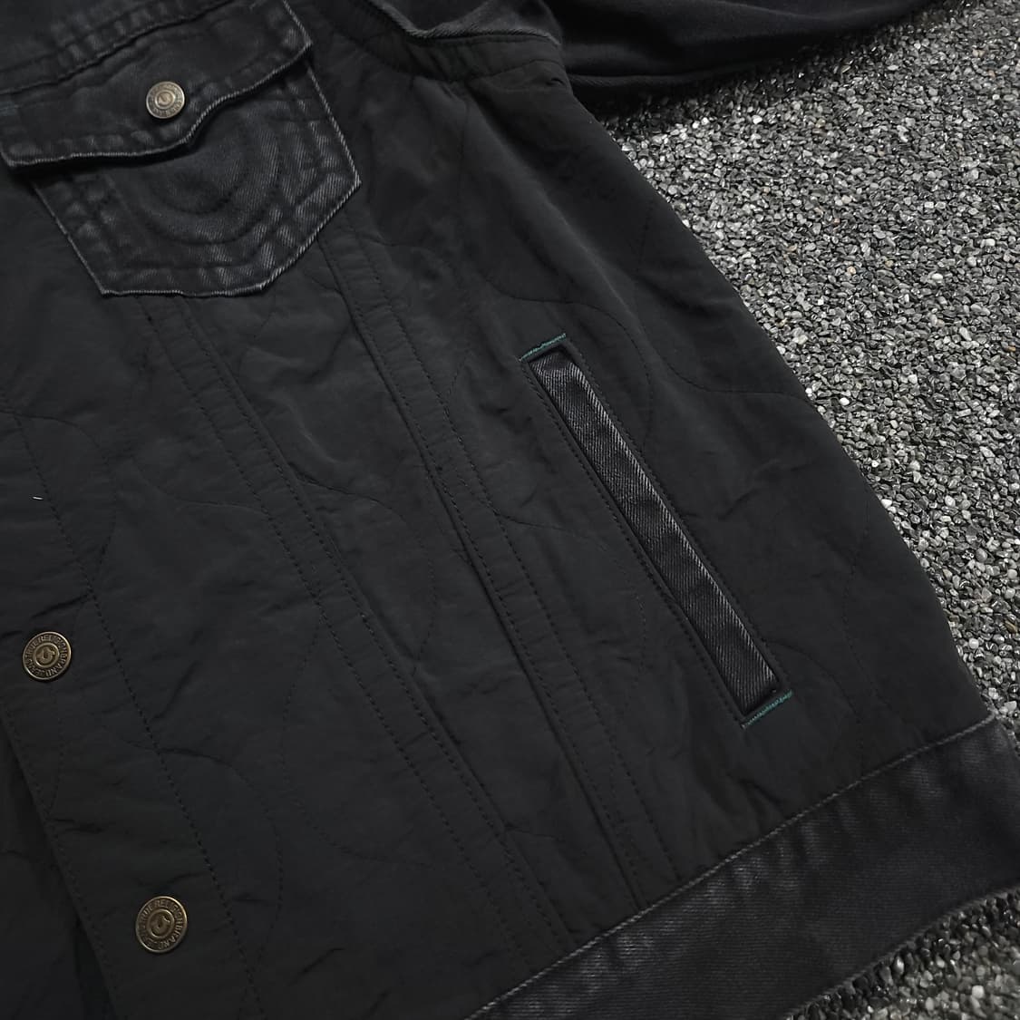 트루릴리젼 y2k 올드스쿨 데님 트러커 자켓 (105)
 상품이미지4