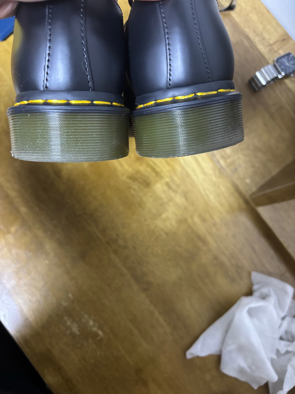 닥터마틴 1461 스무스 블랙 UK 8 270 상품이미지3