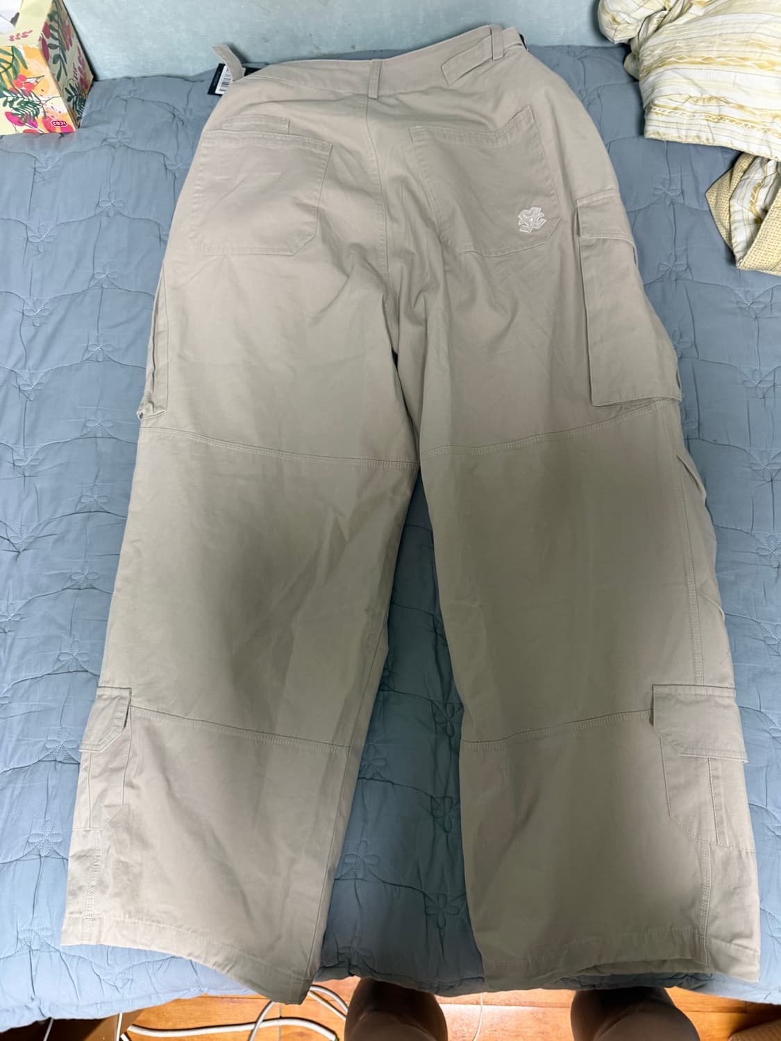 플레이버리즘 빈티지 워시드 카고팬츠 베이지 L사이즈새상품판매 상품이미지1