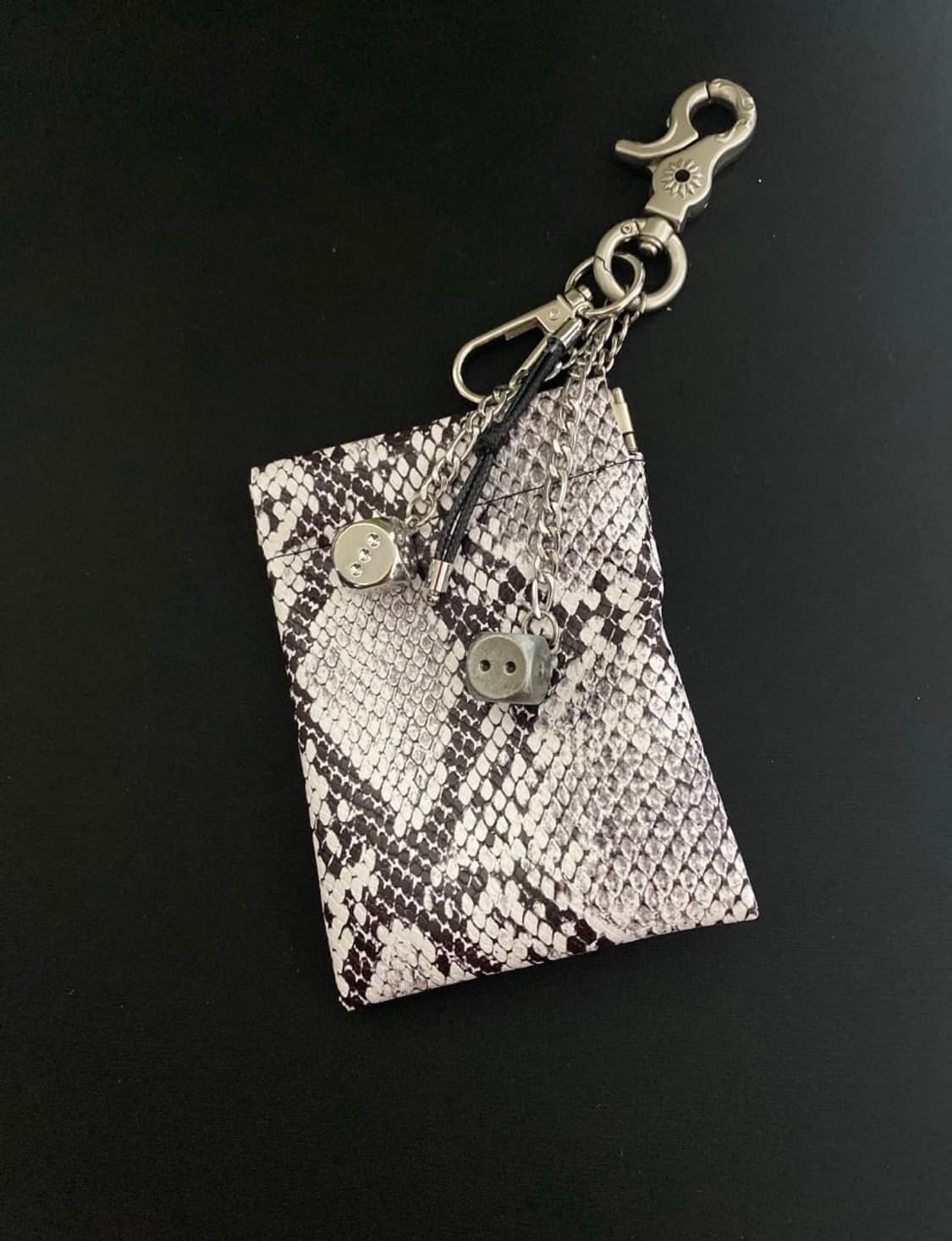 파이톤 카드 웰렛 다이스 키링 상품이미지2