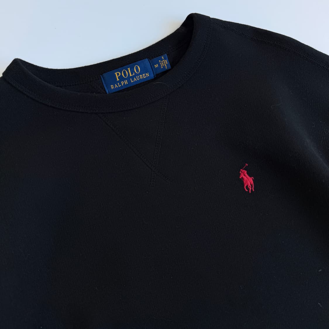 Polo  폴로 랄프로렌 자수 블랙 맨투맨  상품이미지3