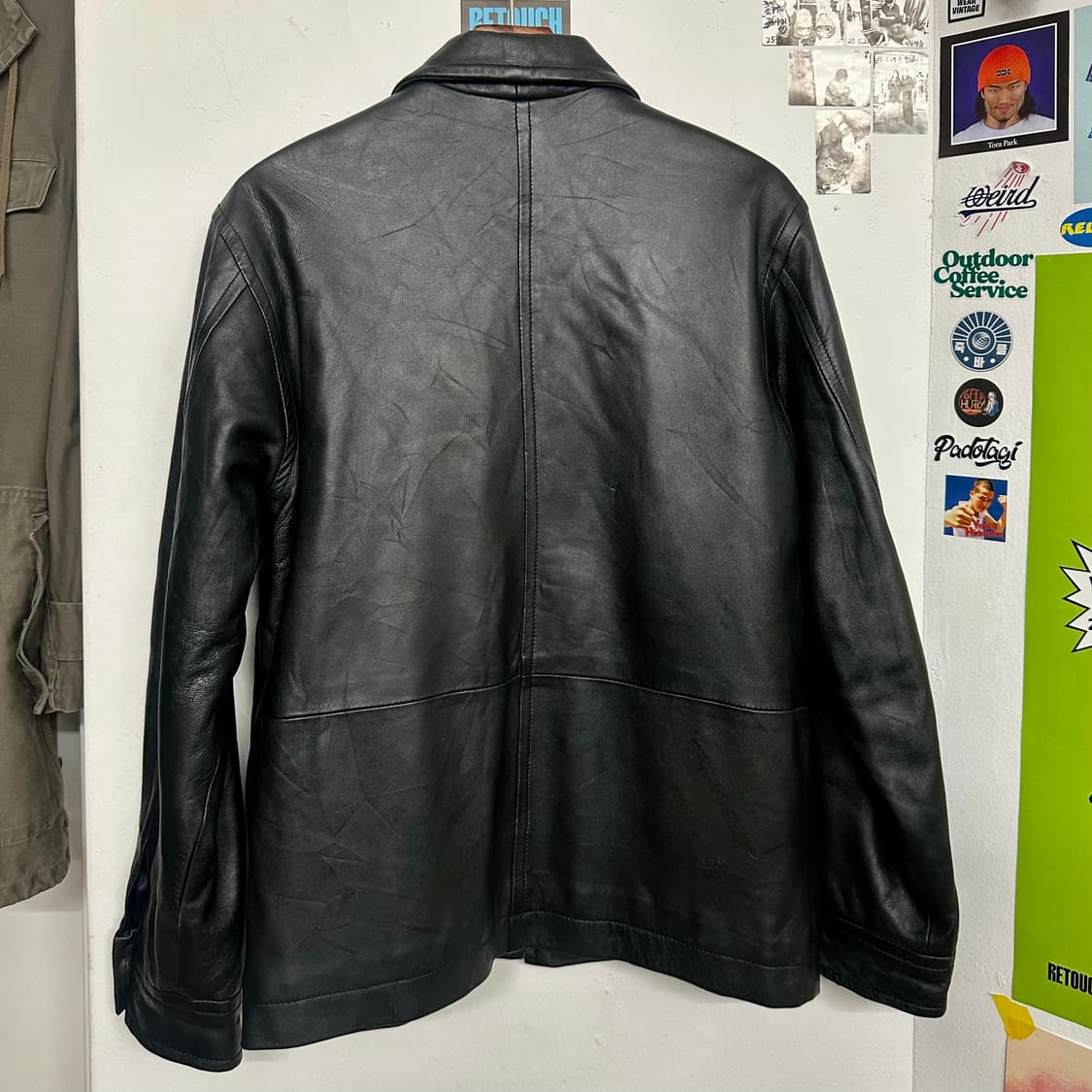 캘빈클라인 램레더 싱글라이더 자켓 상품이미지6