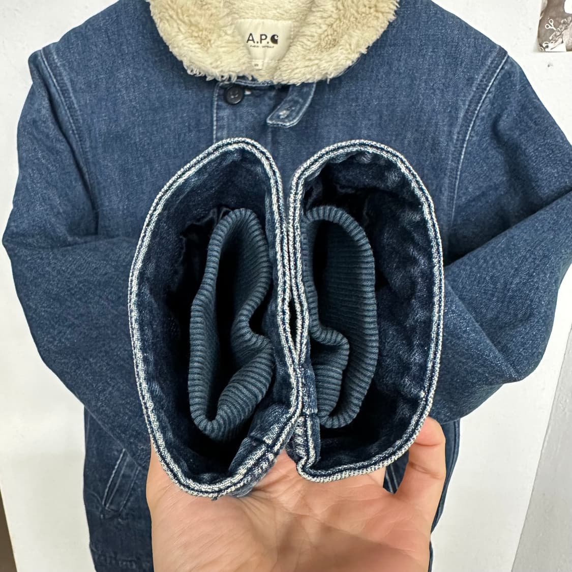 아페쎄 x  칼하트 셰르파 데님자켓 상품이미지4