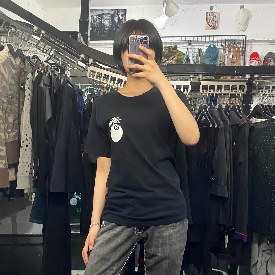 Stussy 팔볼 프린팅 반팔티셔츠 상품이미지8