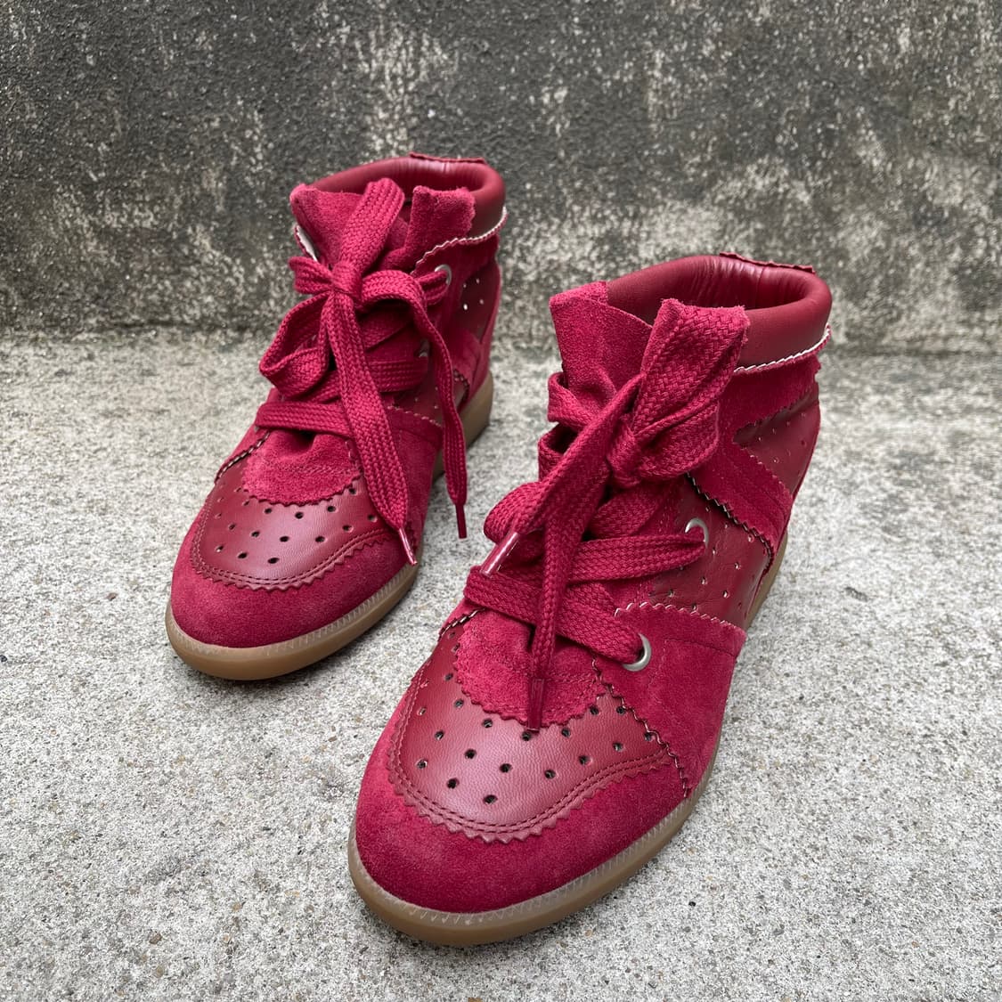 [38] Isabel Marant 스웨이드 바비 스니커즈 (245) 상품이미지1