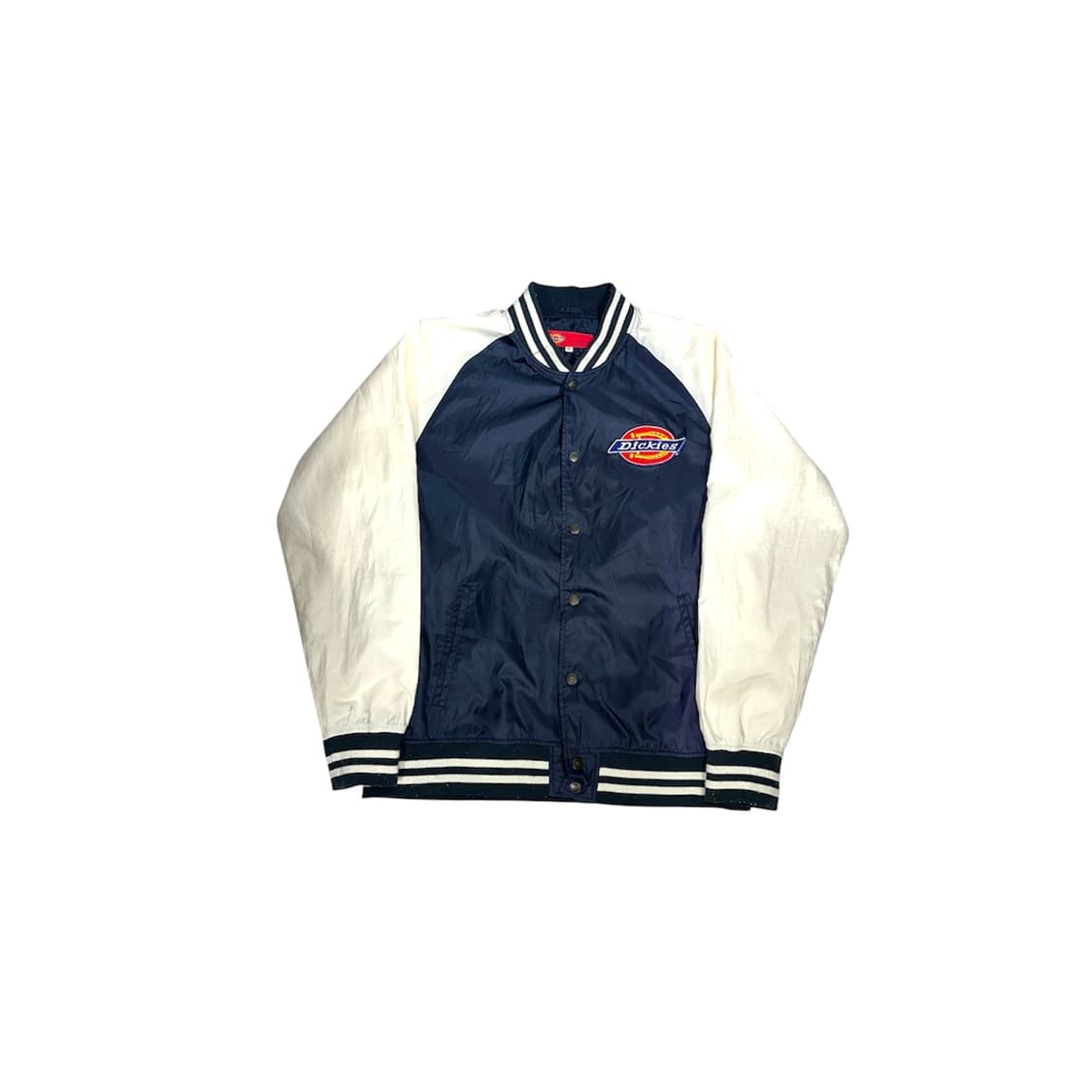 디키즈 네이비 화이트 올드스쿨 로고 코치 자켓 바람막이 배색 잠바 XL 상품이미지5