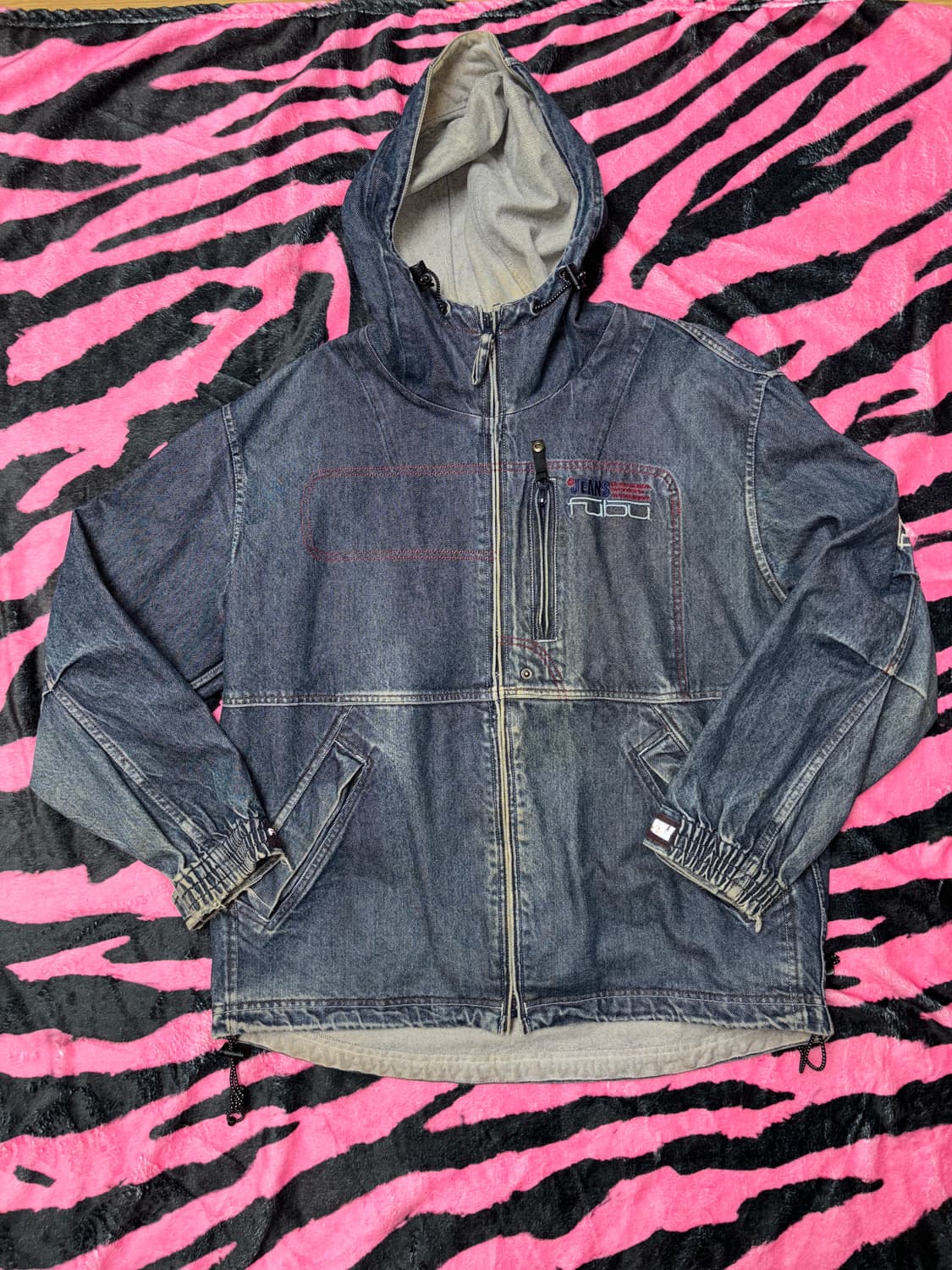 Fubu 데님 후드 자켓 상품이미지4