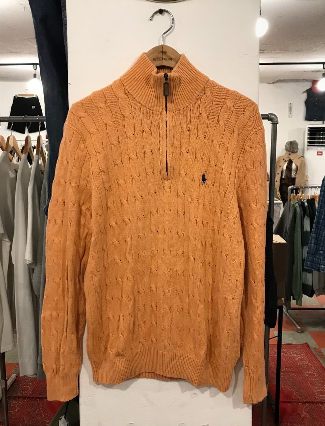 폴로 반집업 니트 상품이미지2