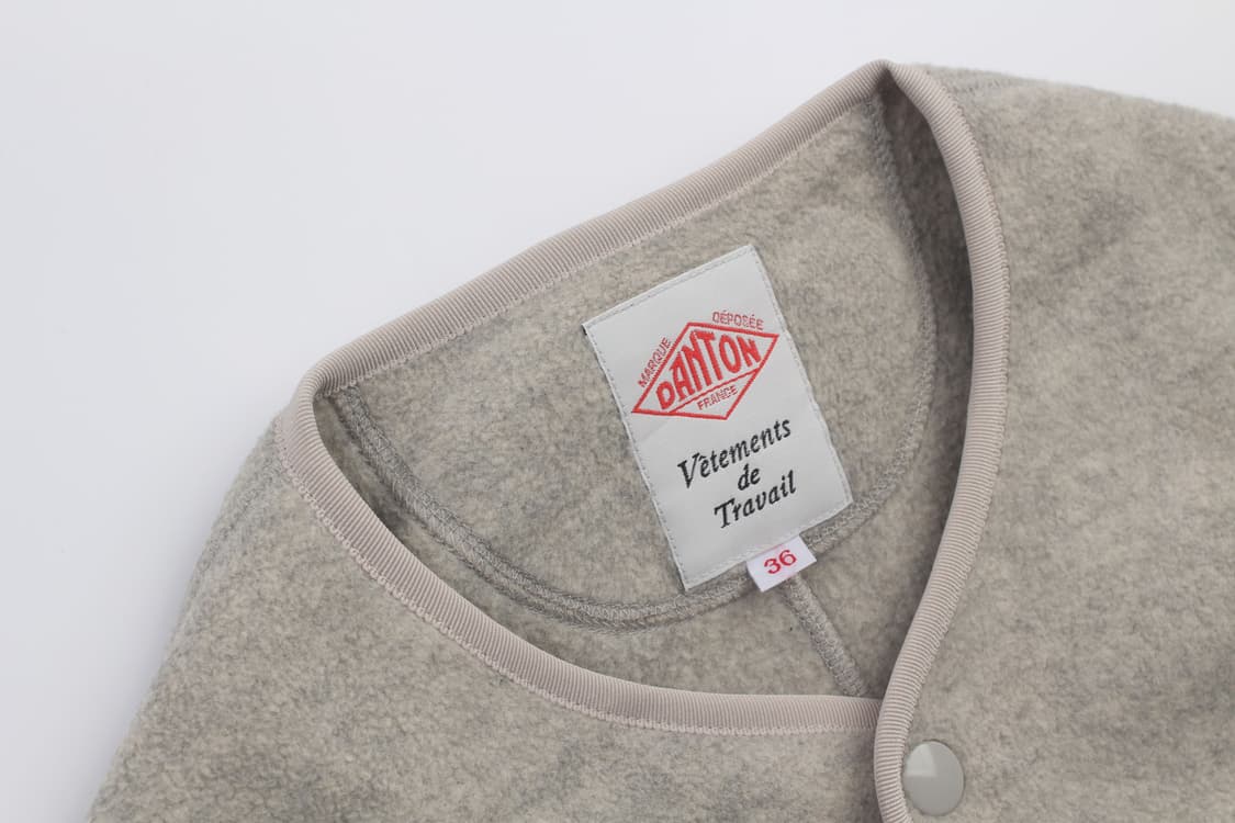 DANTON Fleece Collarless Jacket  상품이미지3